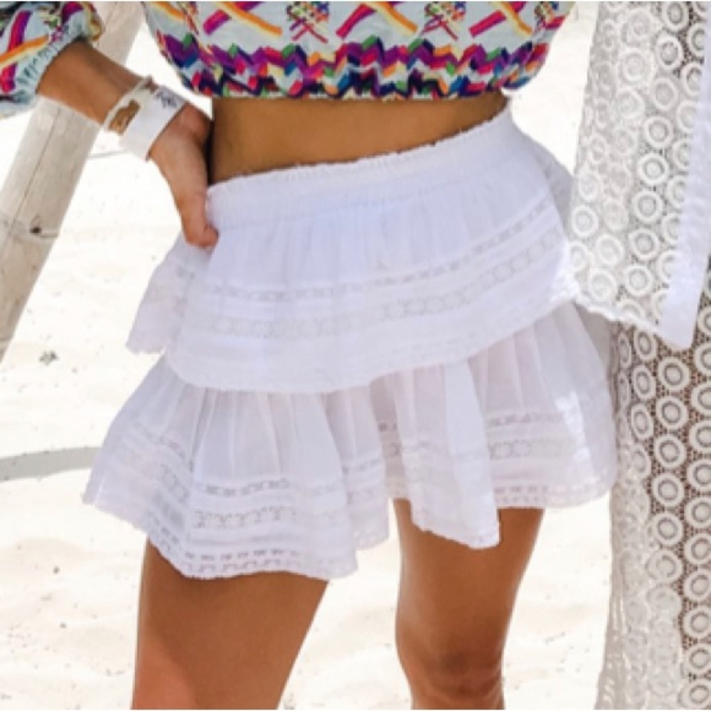 LoveShackFancy Mini Skirt